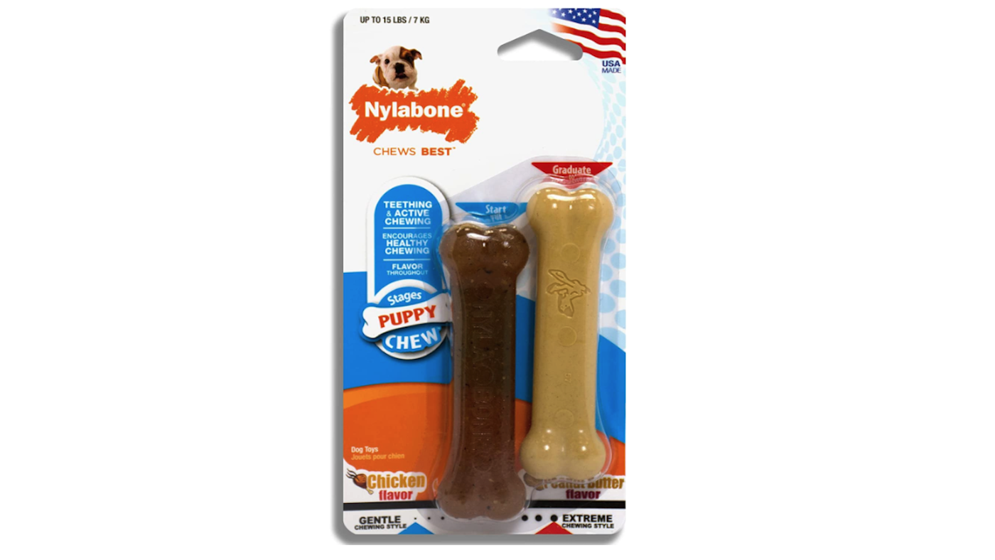 Nylabone two-pack of puppy chew bones