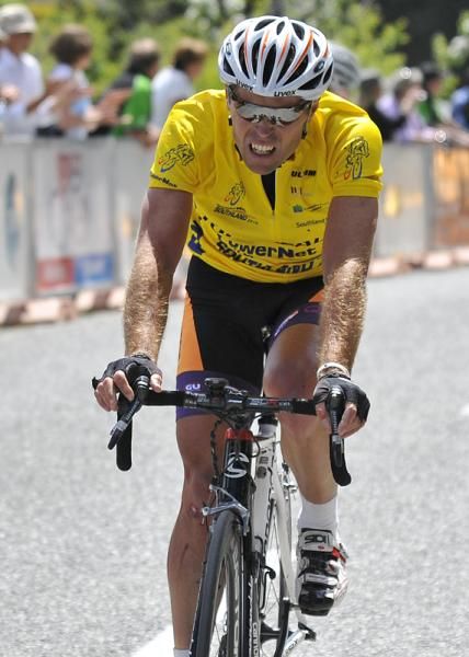 Jeremy Yates of Share the Road wins Stage 6 despite being knocked off his bike in the final kilometre