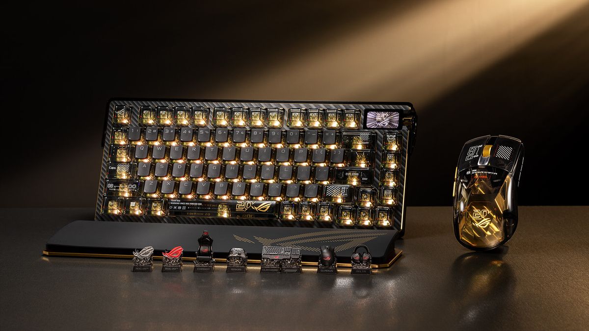 Asus ROG on a black background