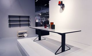 Desks, rectangular tables