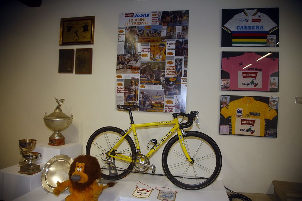 Memorabilia at the Carrera HQ