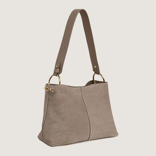 Lana Hobo - Taupe Suede