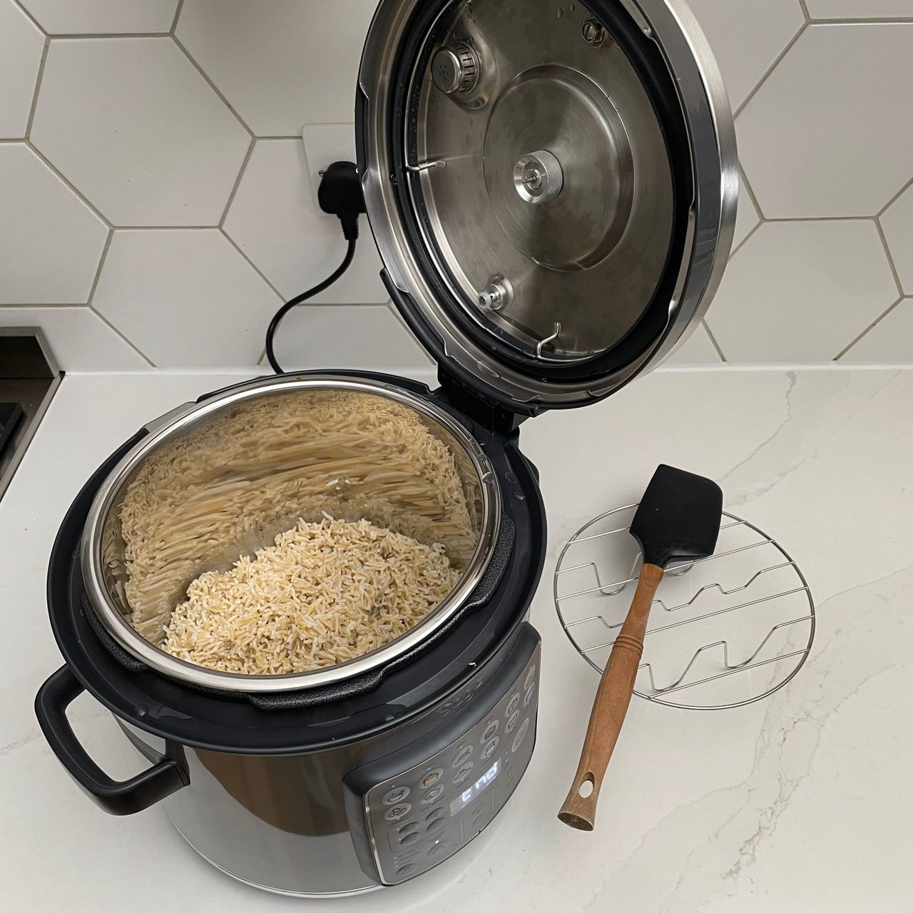 Making rice in the Sage The Fast Slow Go