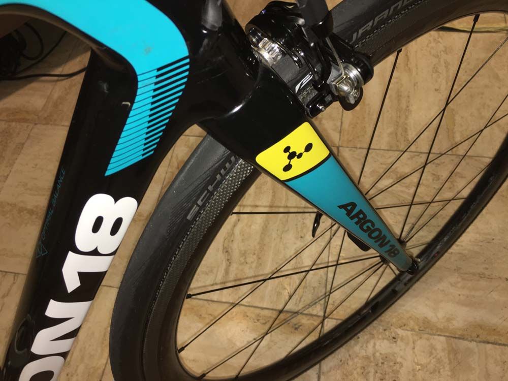 The forks are straight