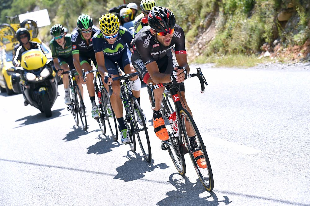 The peloton in action during stage 17.