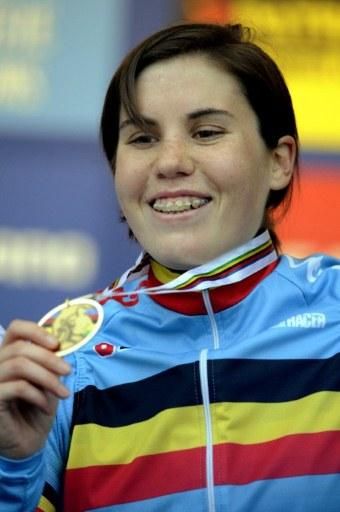 Sanne Cant (Belgium) was happy with bronze