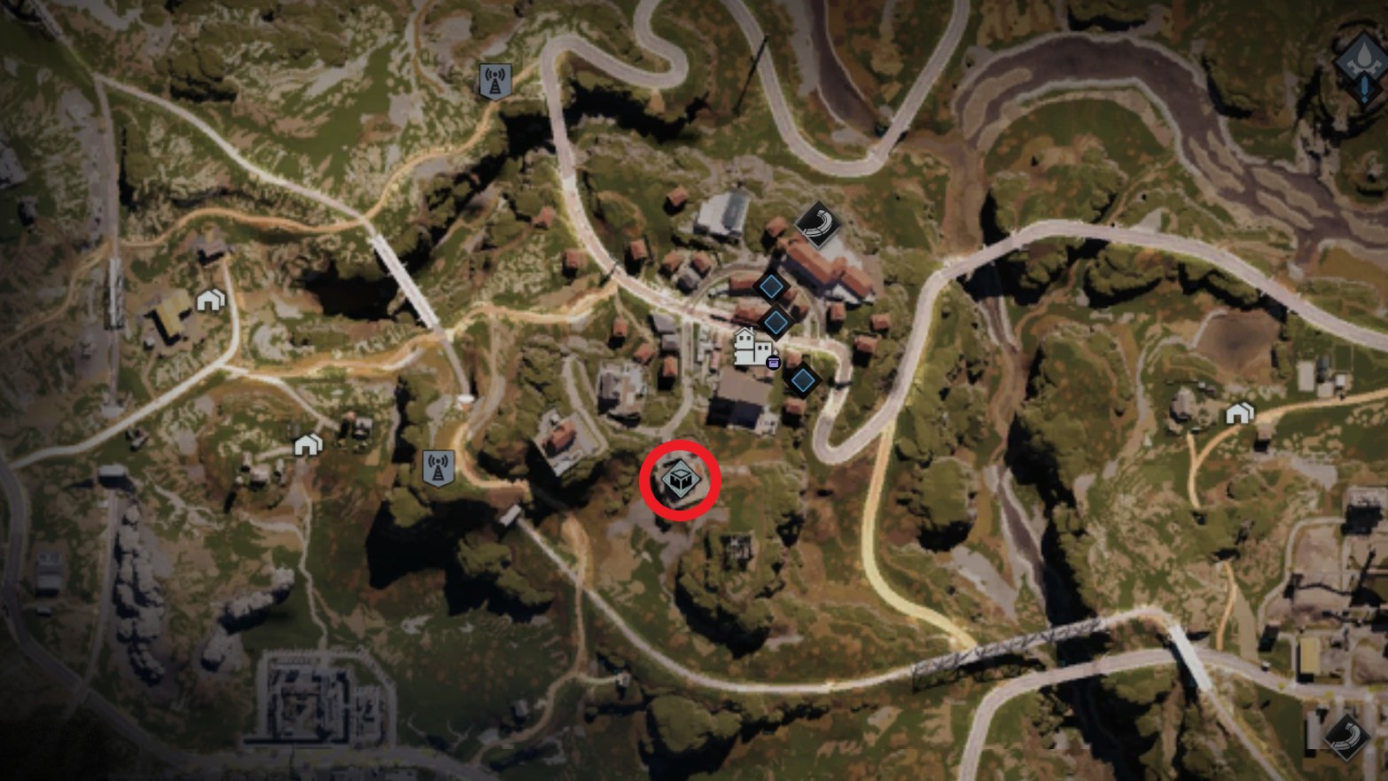 Once Human High Banks weapon crate location
