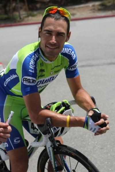 Manuel Quinziato (Liquigas-Doimo) was all smiles