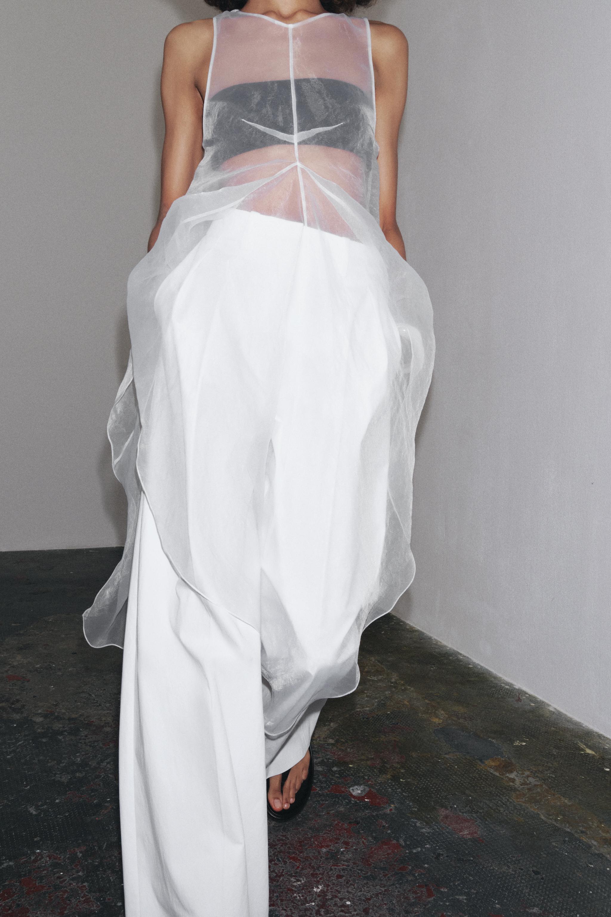 Zw Collection Voluminous Organza Dress