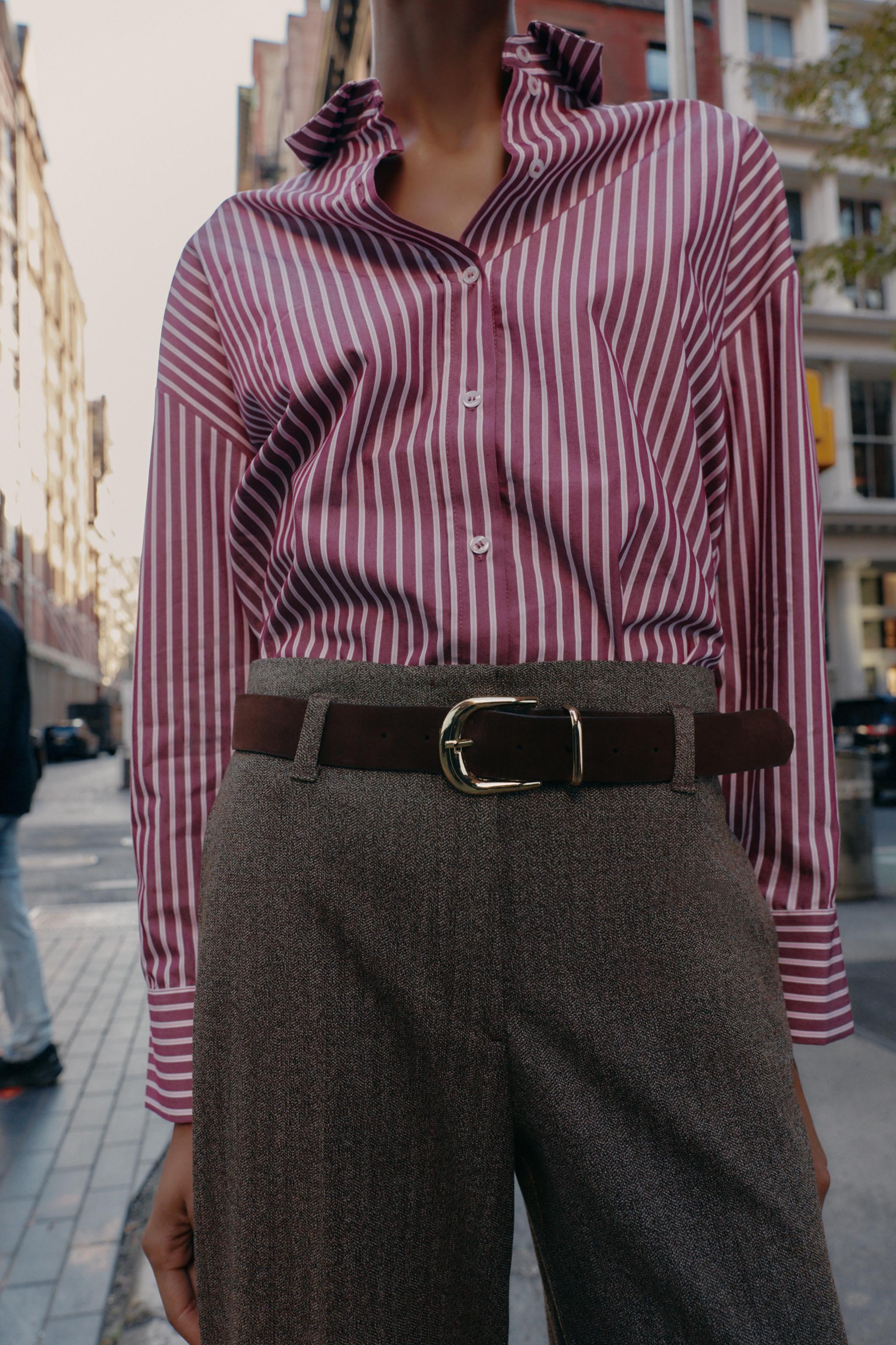 Striped Poplin Shirt