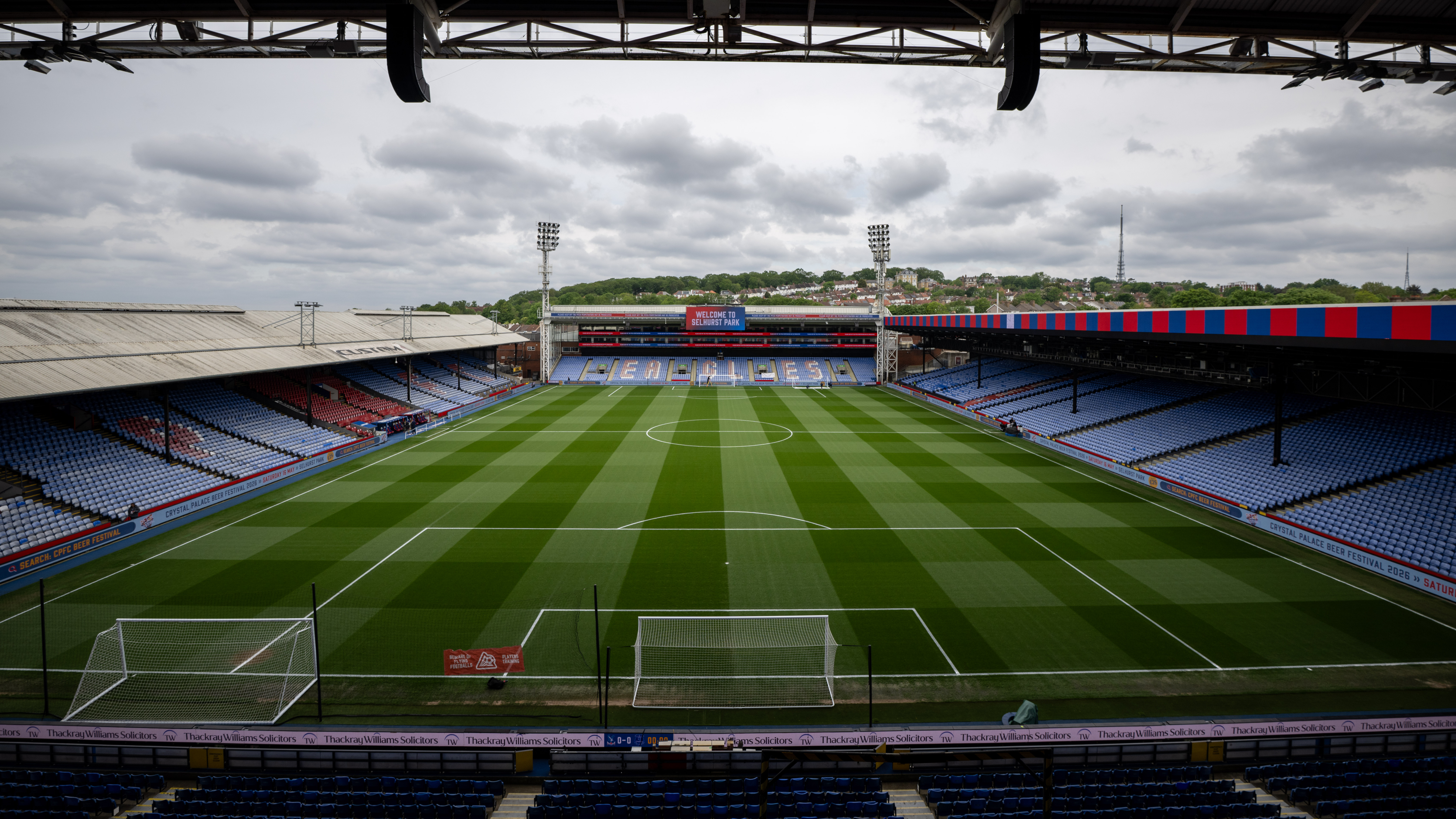 LONDON, ENGLAND - MAY 10: A general view of the stadium prior to the Premier League match between Crystal Palace and Everton at Selhurst Park on May 10, 2026 in London, United Kingdom. (Photo by Sebastian Frej/Getty Images)