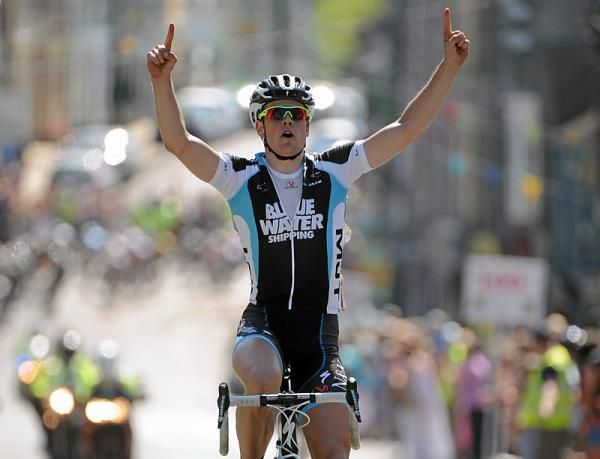 Lasse Norman Hansen (Blue Water Cycling) triumphs in stage 7 of the An Post Ras.