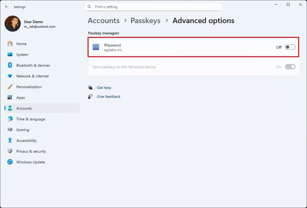 Passkeys providers extensions