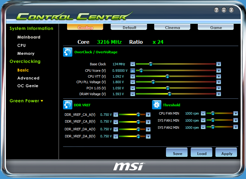 Cpu io voltage msi что это