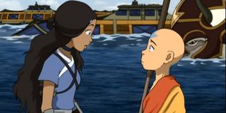Aang and Katara, a known "ship" in Avatar: The Last Airbender