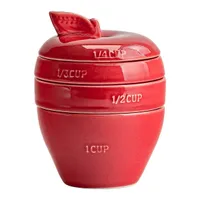 10 Strawberry Street Sliced Apple Measuring Cups 10 Strawberry Street Sliced Apple Measuring Cups