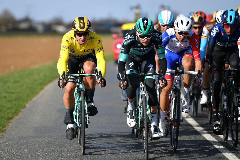 Dylan Groenewegen (Jumbo-Visma) was vigilant all day.