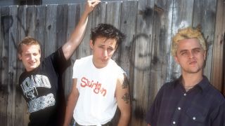 Tr&eacute; Cool, Mike Dirnt and Billie Joe Armstrong of Green Day