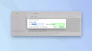 How to rename multiple files on Mac