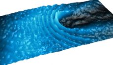 Polaritons meet an obstacle.