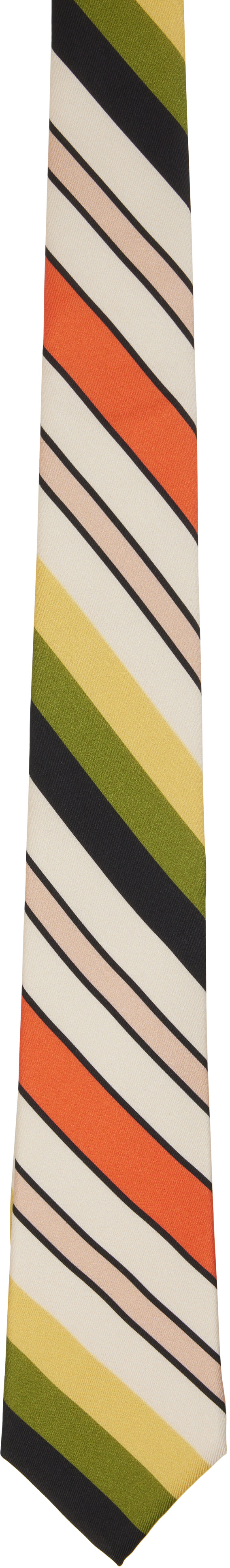 Multicolor Striped Tie