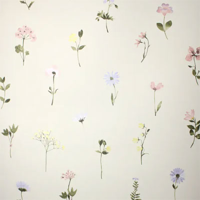 self-adhesive wallpaper with small flower pattern