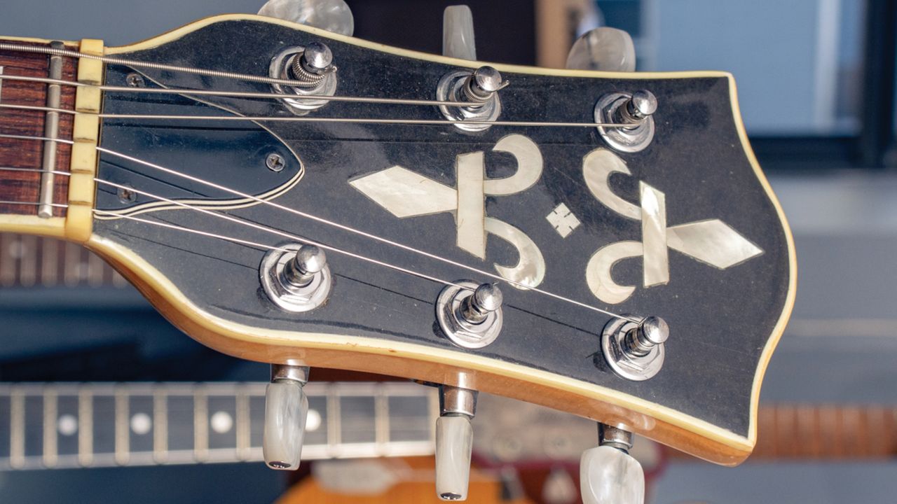 Circa-1974 Carvin CM95 headstock