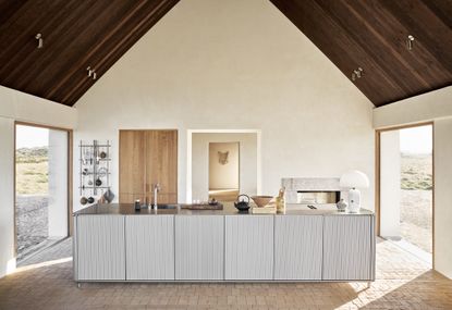 Vipp V3 Kitchen in cabin-like home