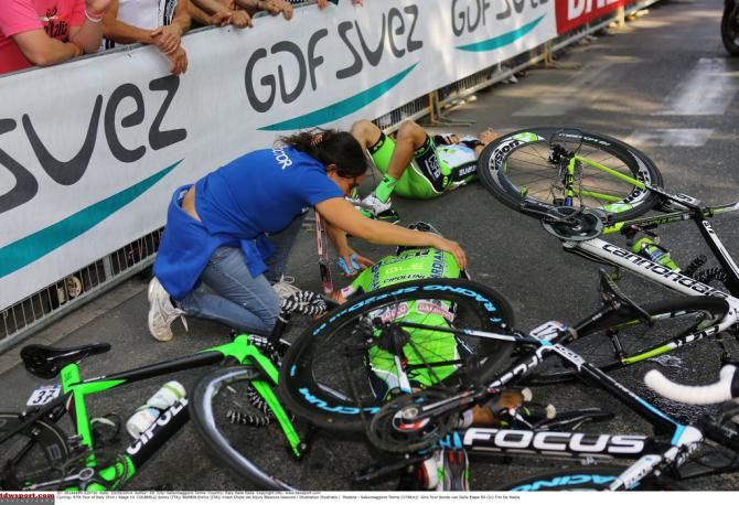 The post-crash carnage