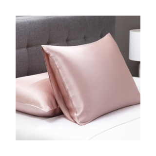 silk pink pillowcase