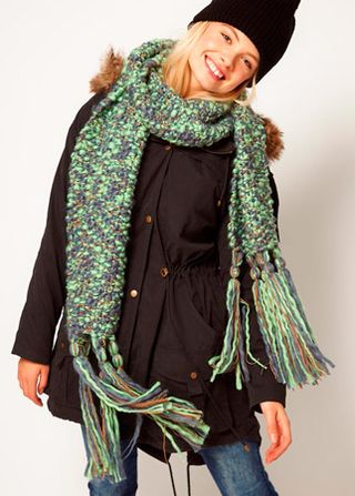 ASOS chunky scarf, £11.50