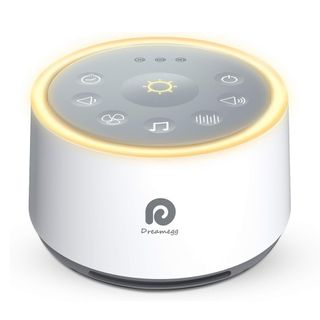 A white noise machine on a white background