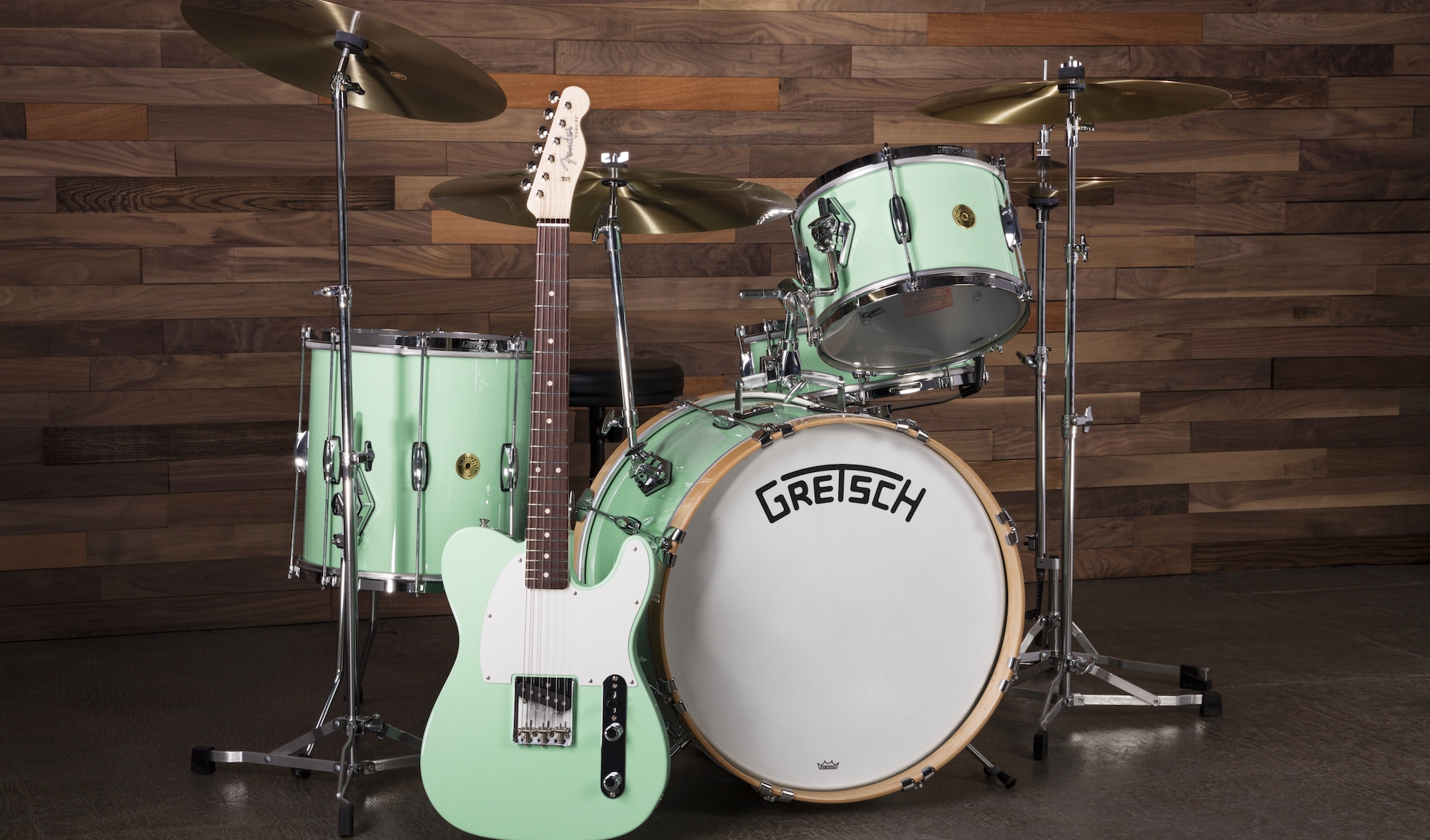 Fender surf green with shop envy