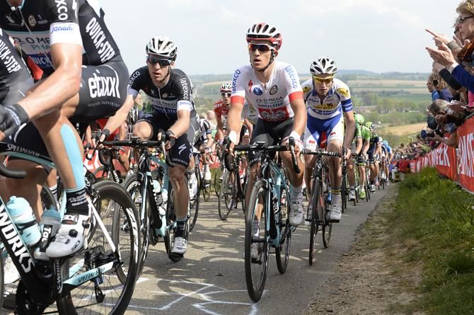 Michal Kwiatkowski stayed in the bunch with his OPQS teammates