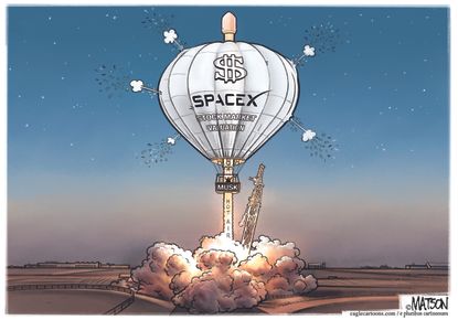 Political cartoon