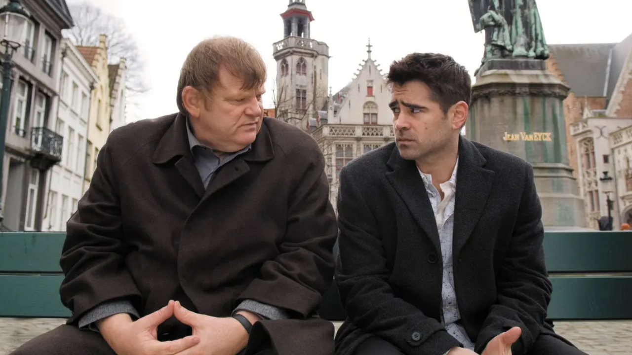 Brendan Gleeson y Colin Farrell en En Brujas