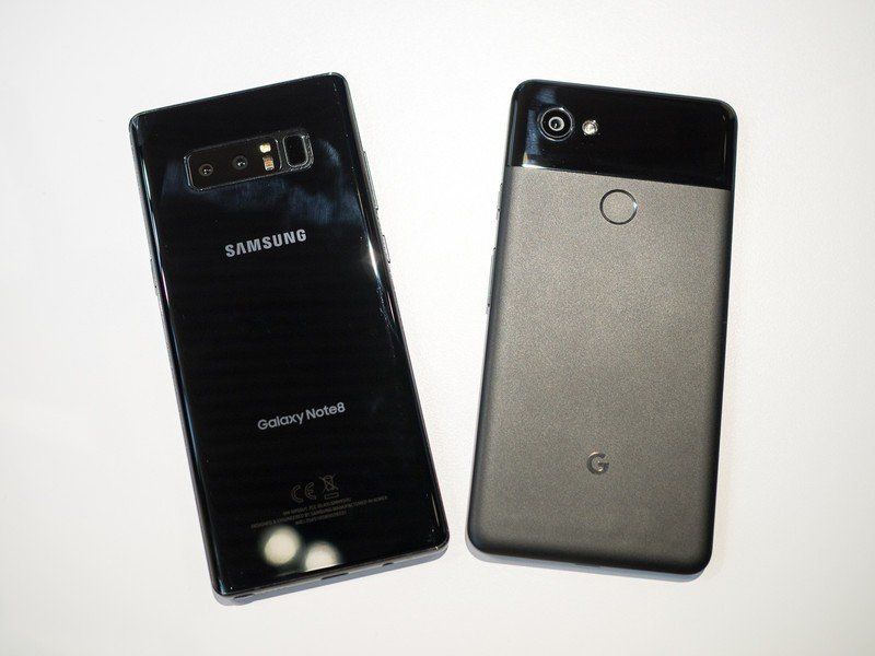 Google Pixel 2 XL vs. Galaxy Note 8