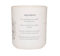 9. Damselfly Aquarius candle