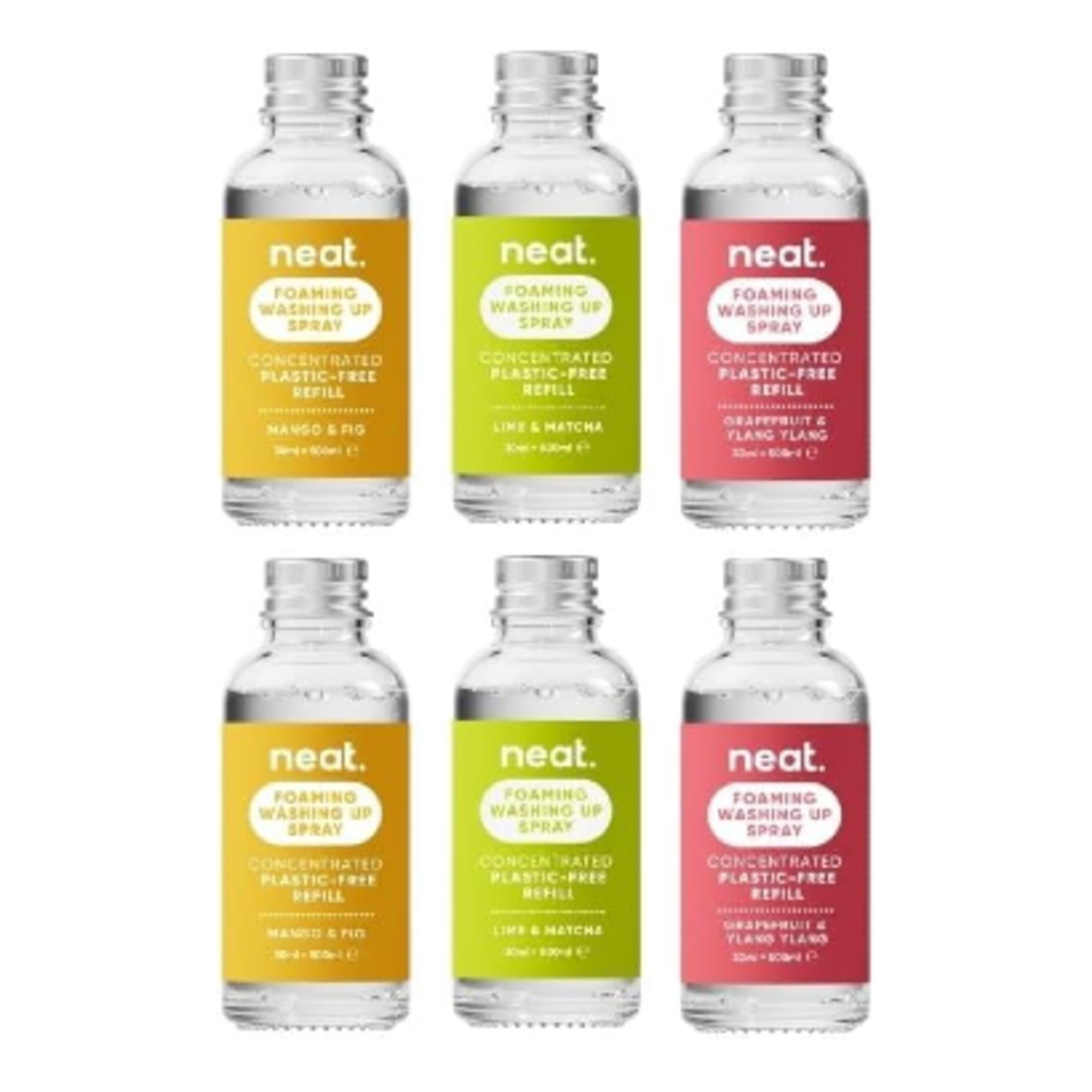 Neat Eco-Friendly Foaming Washing Up &amp;amp; Kitchen Spray Refill Kit
