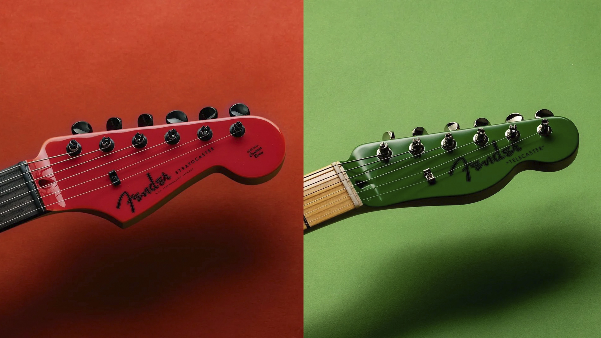 Photos of Fender Japan's Pok&amp;eacute;mon Strat and Tele