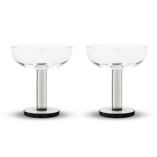 Puck 2-Piece Coupe Glass Set