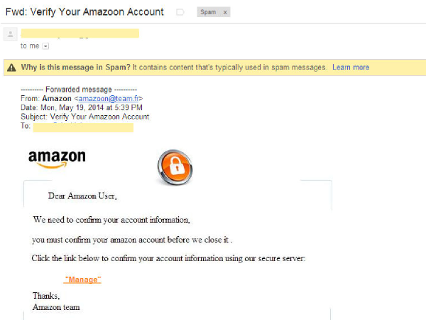 Don't Fall for the 'Amazoon' Phishing Scam | Tom's Guide