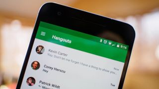 Google Hangouts on an older Android phone