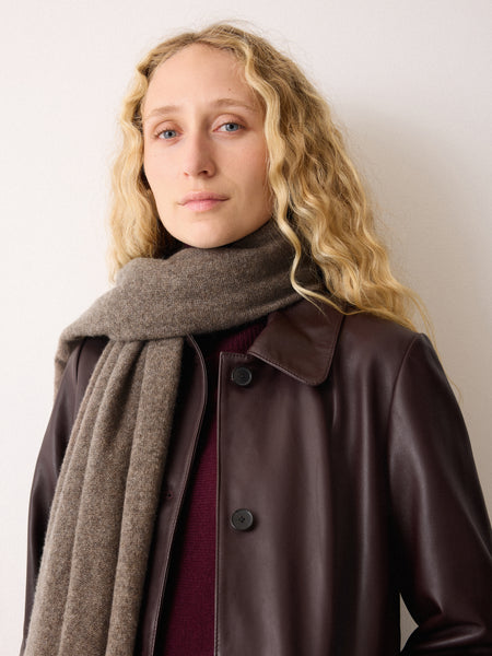 Pure Cashmere Scarf | Taupe