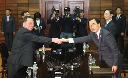 North and South Korean unification ministers.