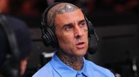  Travis Barker looks on during the UFC 331 event at Crypto.com Arena on September 19, 2026 