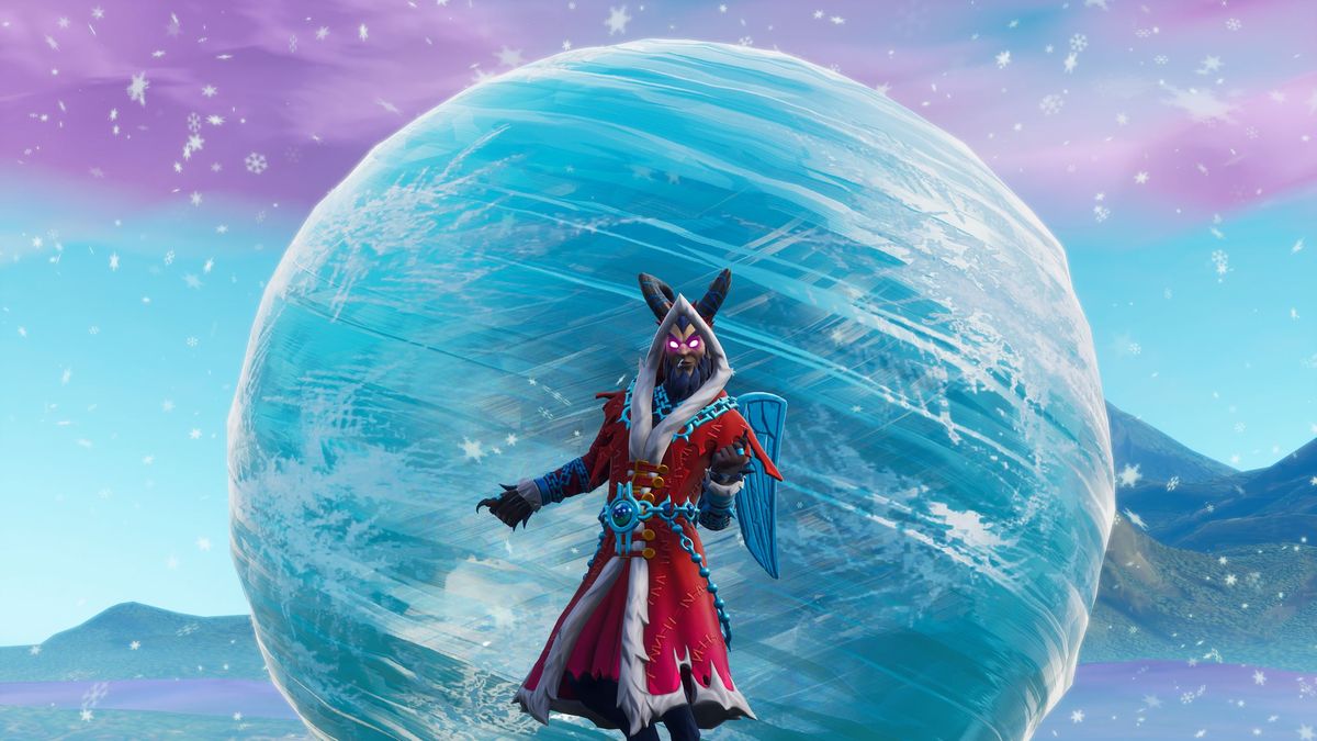 fortnite what s going on with the orb and the iceberg near happy hamlet pc gamer - fortnite iceberg bunker