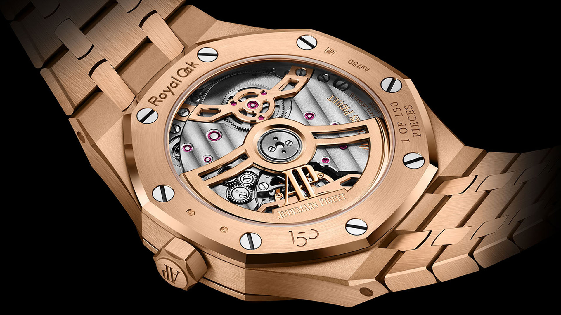 Audemars Piguet Royal Oak 38mm caseback.