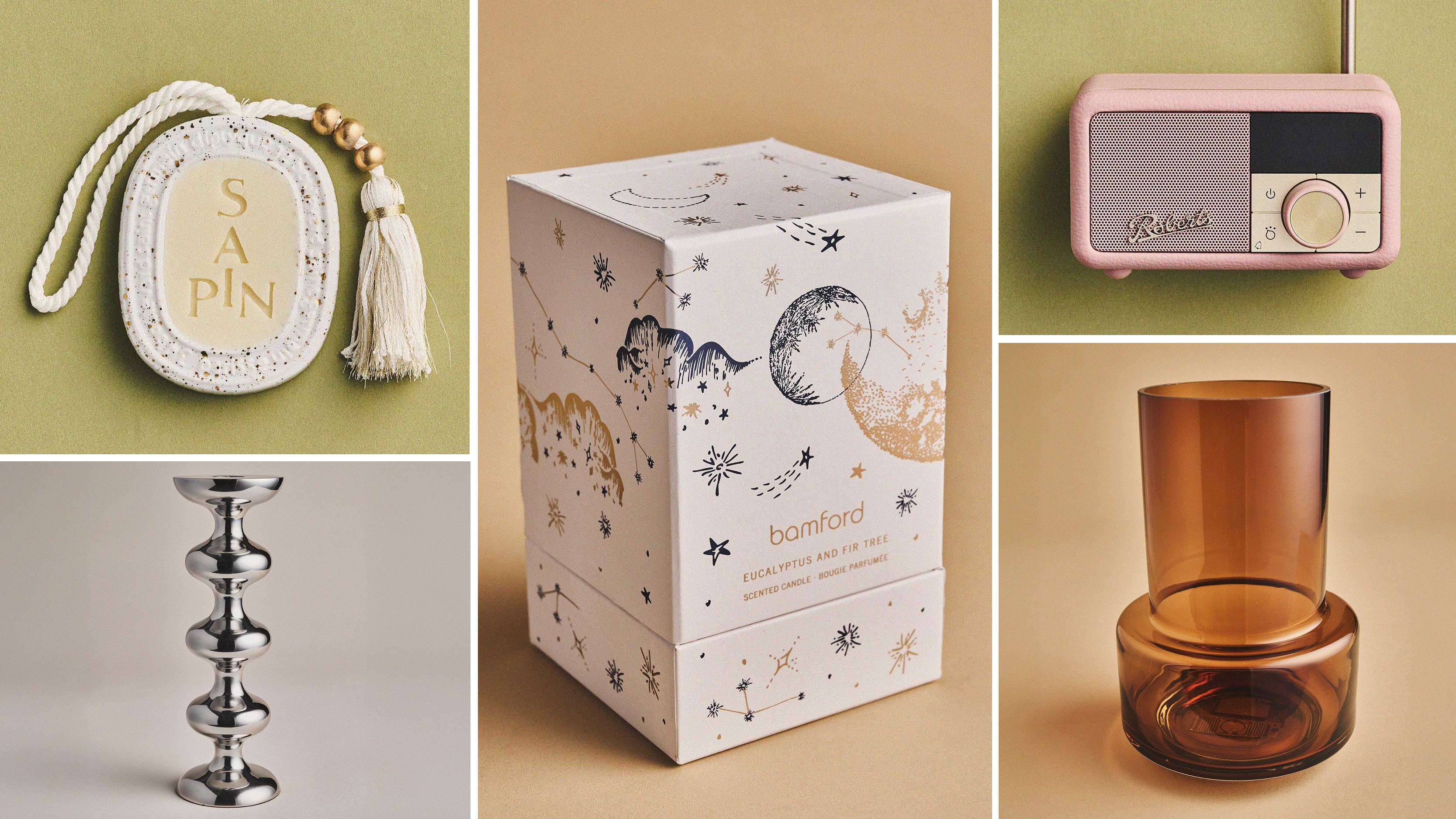 selection of the items in Marie Claire UK's homes & interiors christmas gift guide 2025