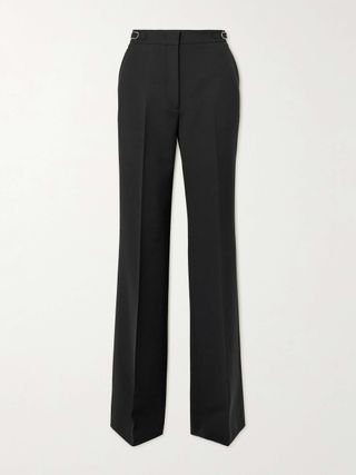 Vesta Wool-Crepe Straight-Leg Pants